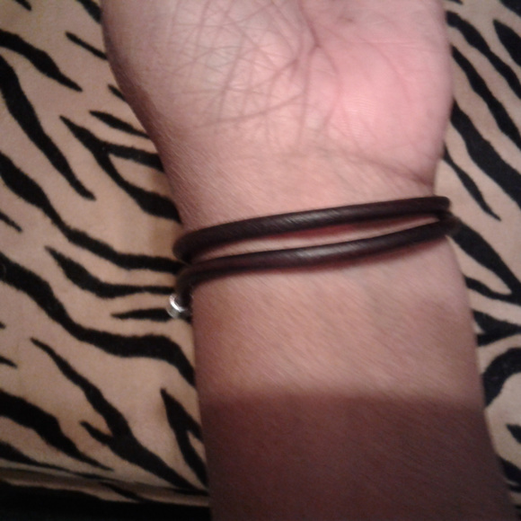 Men's Black & Silver Bracelet - Picture 2 of 4